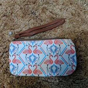 Pink flamingo wallet